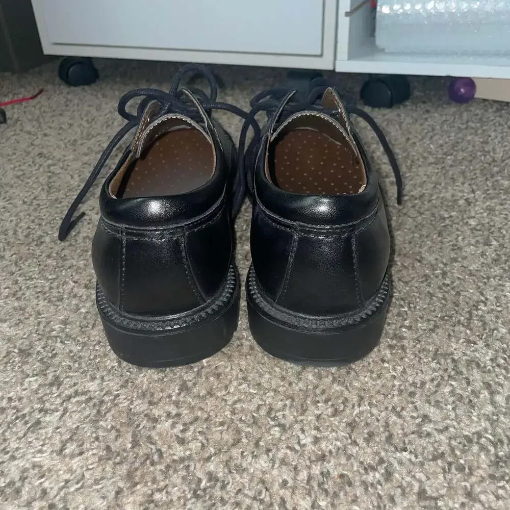 Dockers Men's Gordon Leather Cap Toe Oxford Dress Shoes Black - Picture 3 of 7